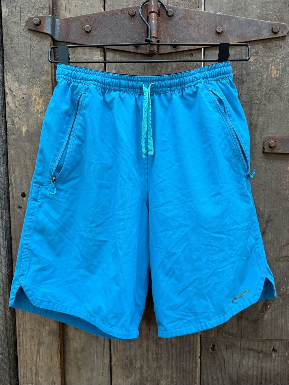 Men’s Patagonia Multi Trails Running Shorts Small Blue 8” Inseam